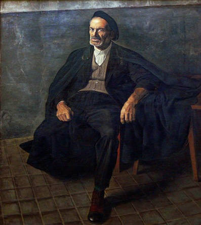 Ritratto del padre, 1947. Foto Paolo Acci.