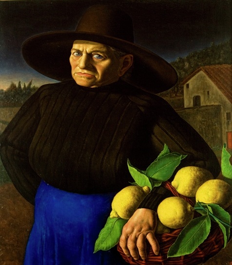 Donna con i limoni, 1954.