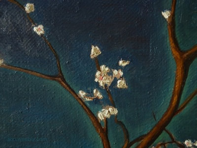 Giovanni Acci, Primavera (part.), 1960\61, olio su tela cm. 65 x 80.
